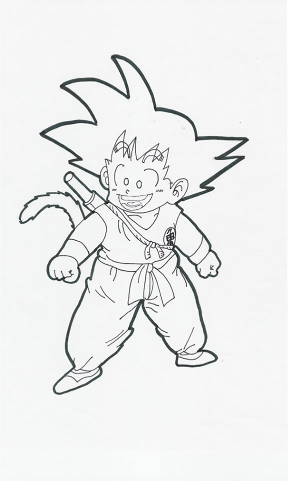 Son Goku (b/w)