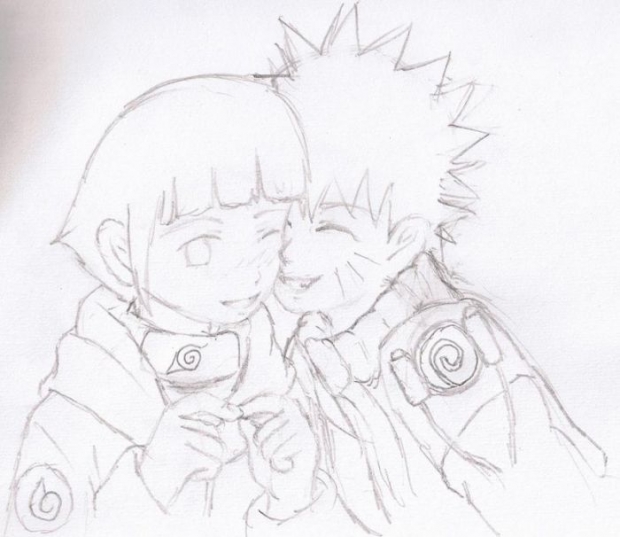 Sketch Naruto Hinata