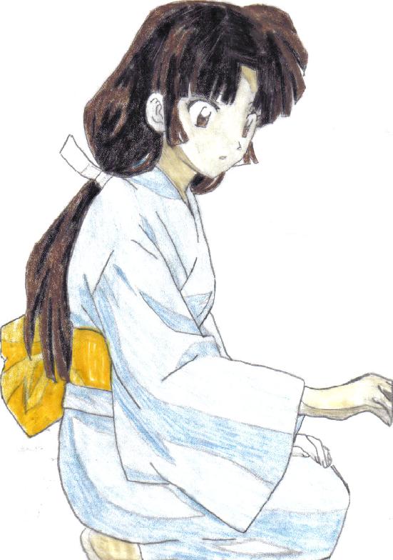 Color Sango In Kimono