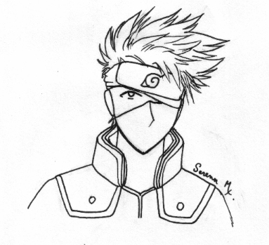 Kakashi Lineart