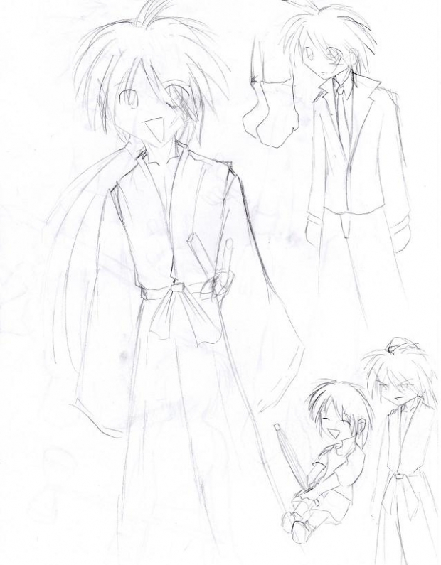 Rurouni Kenshin Random Sketches!