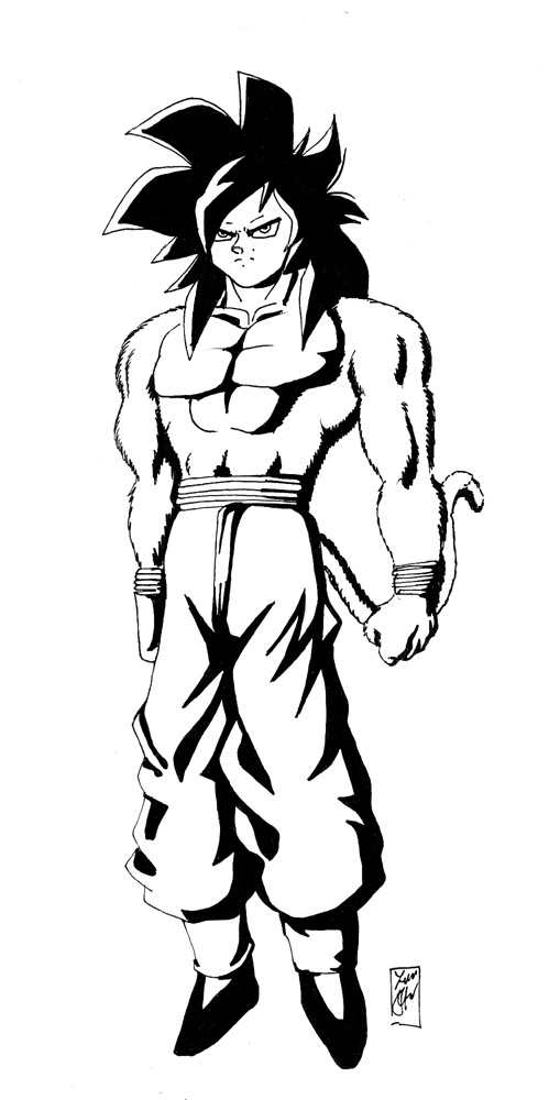 Ssj 4 Gokuu For ~ice Fire Wolf~