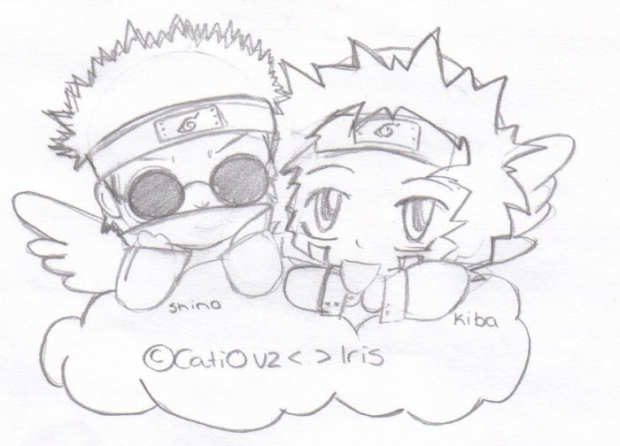 Chibi Shino And Kiba