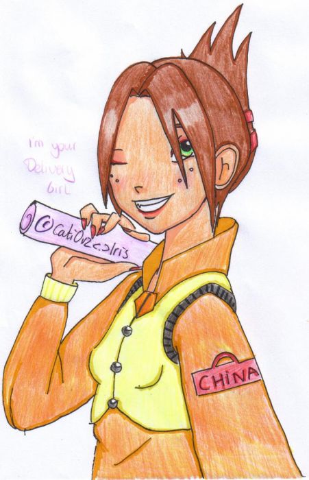 China's Delivery Girl Colored