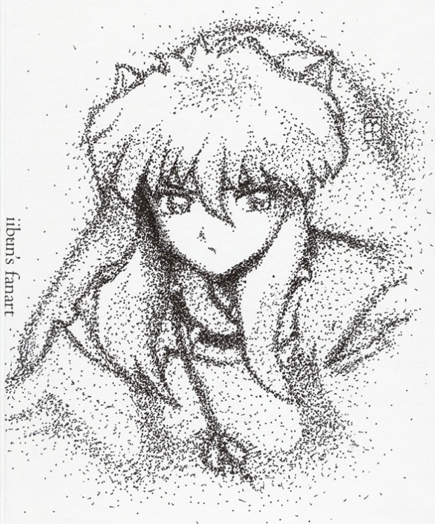 Inuyasha (stippled)