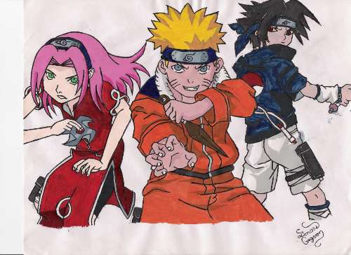 Sakura, Naruto Ans Sasuke