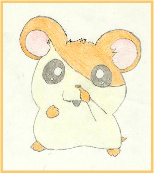 Hamtaro Picking His Nose