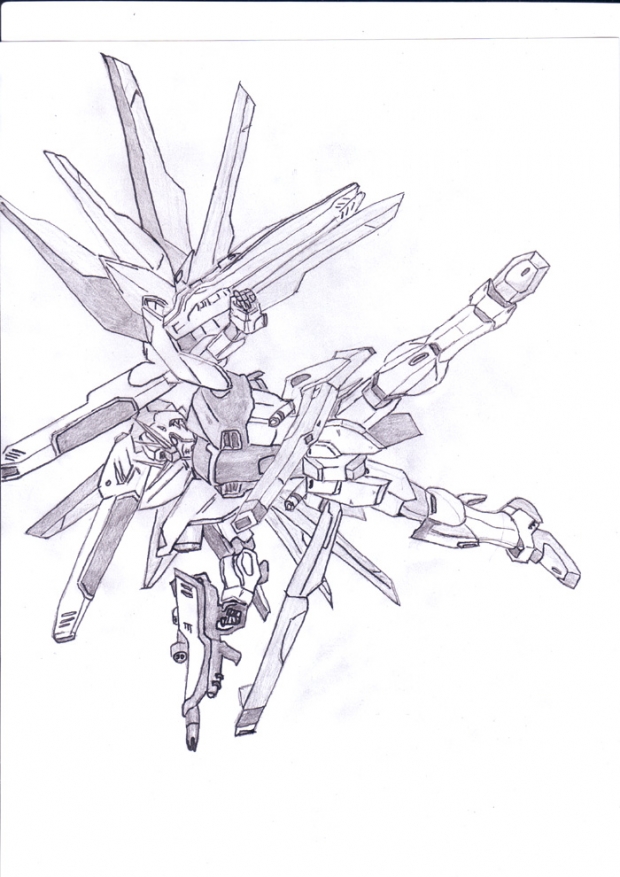 Zgmf-x10a Freedom + Himat Pose