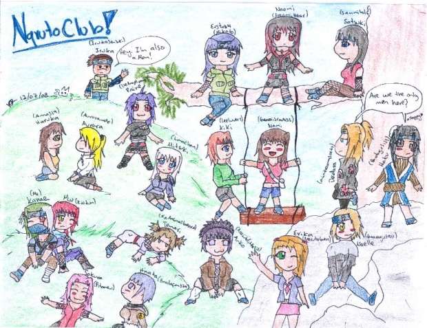 Naruto club CHIBI members