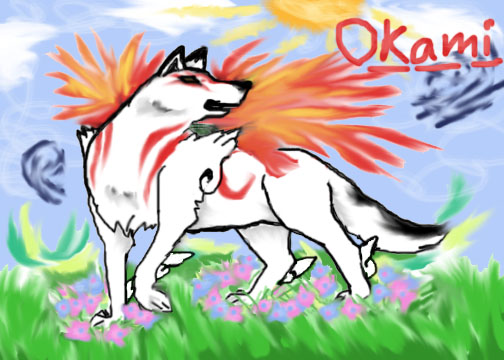 Okami The Wolf From The Game Okami