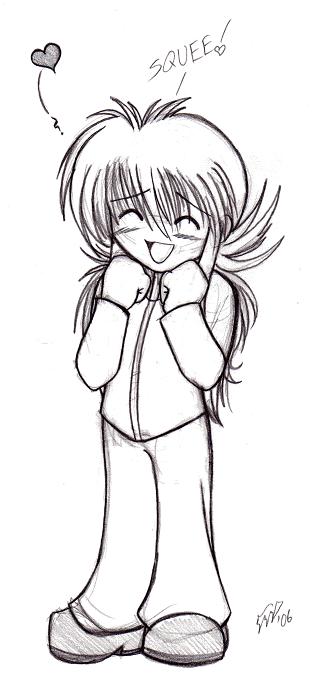 Chibi Kurama Sketch