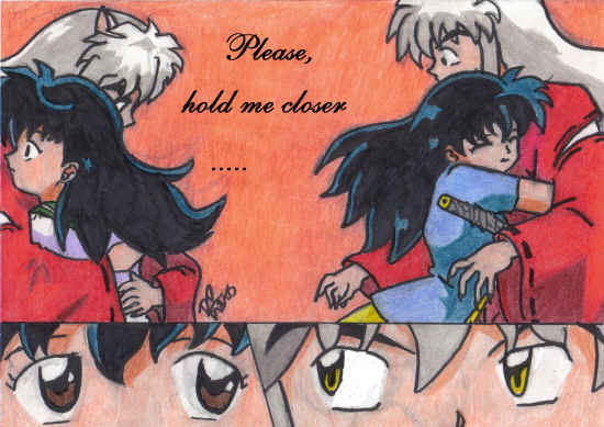 Inuyasha And Kagome(colored)