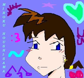 Miroku In Paint