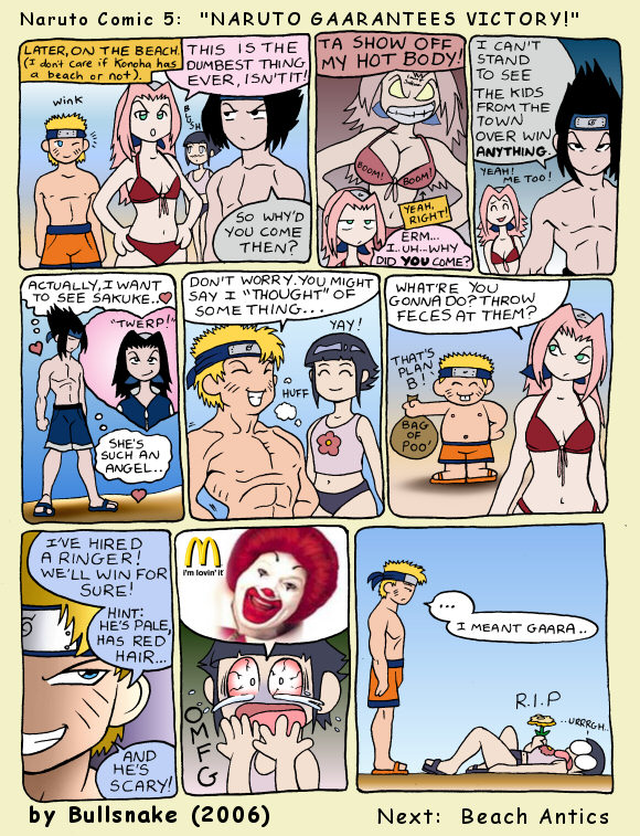 Naruto Comic 5: Naruto Gaarantees V