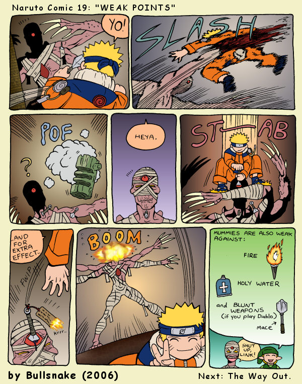 Naruto Comic 19: Weak Points