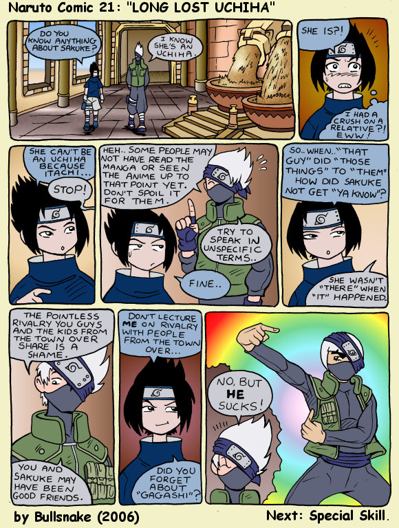 Naruto Comic 21: Long Lost Uchiha