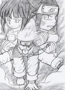 Neji - Hinata-and Naruto