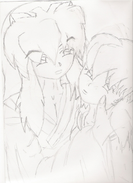 First Kiss Inuyasha & Kagome