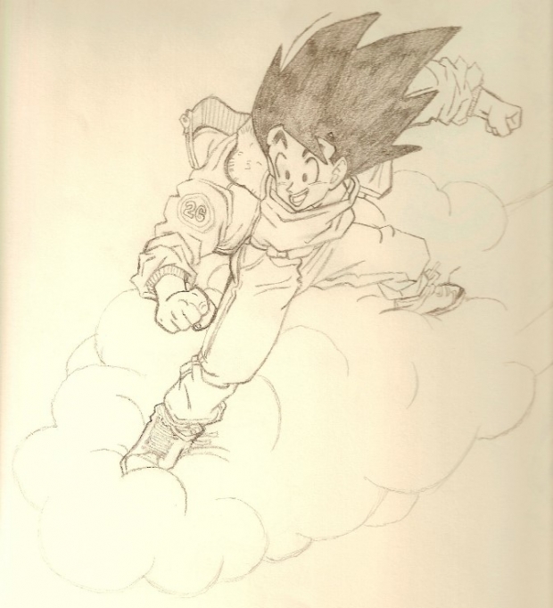 Goku On Nimbus