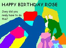 Happy Birthday Rose