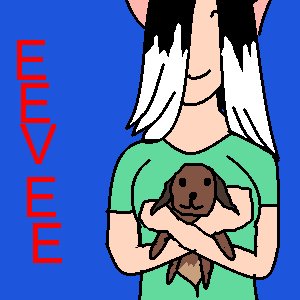 Akane And Eevee For Akana The Wolf