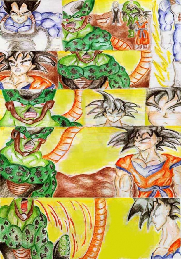 Dbz Goku And Cell