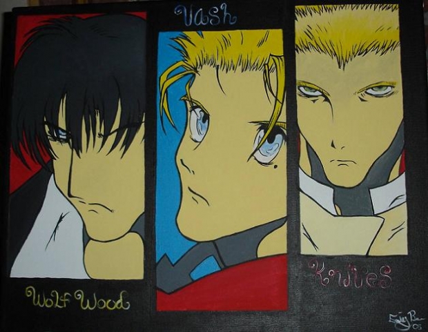 Wolfwood, Vash, And Knives