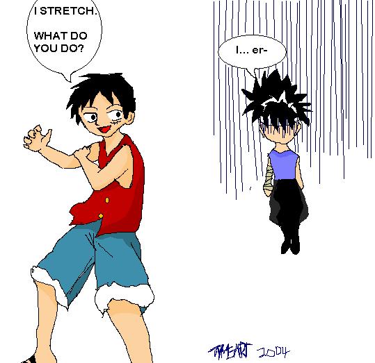 Luffy And Hiei