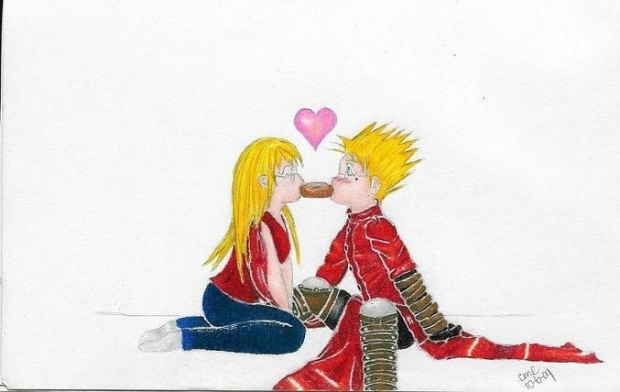 Vash And Babypetsarekool-colored