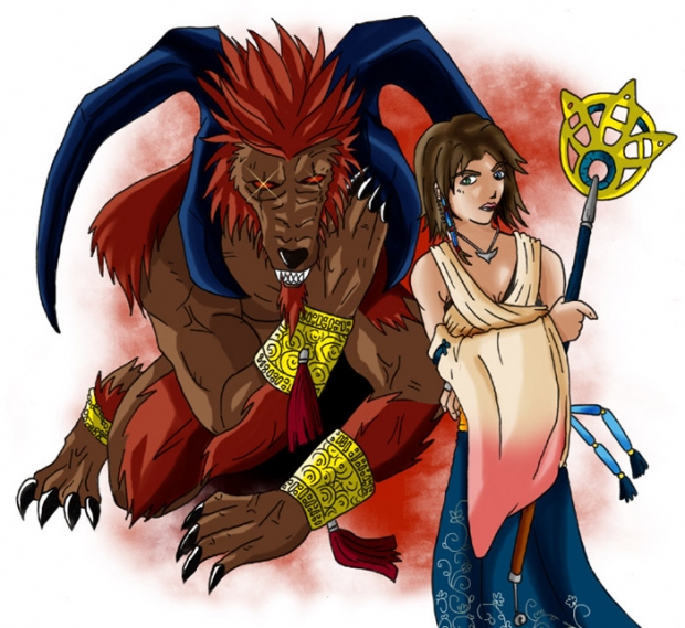 Yuna And Ifrit