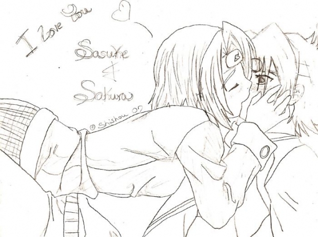 Sasukura Kiss *sketch*