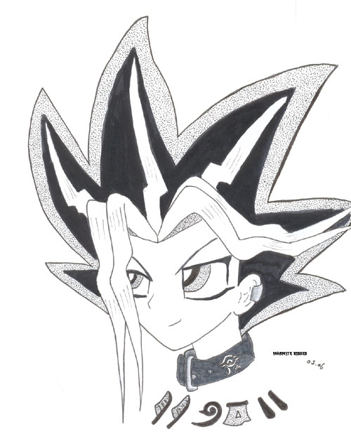 Black And White Yami Yugi