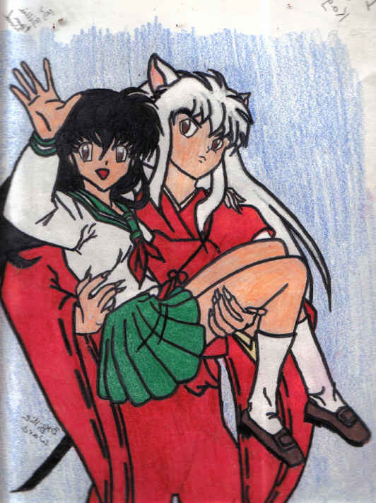 Inuyasha Holding Kagome