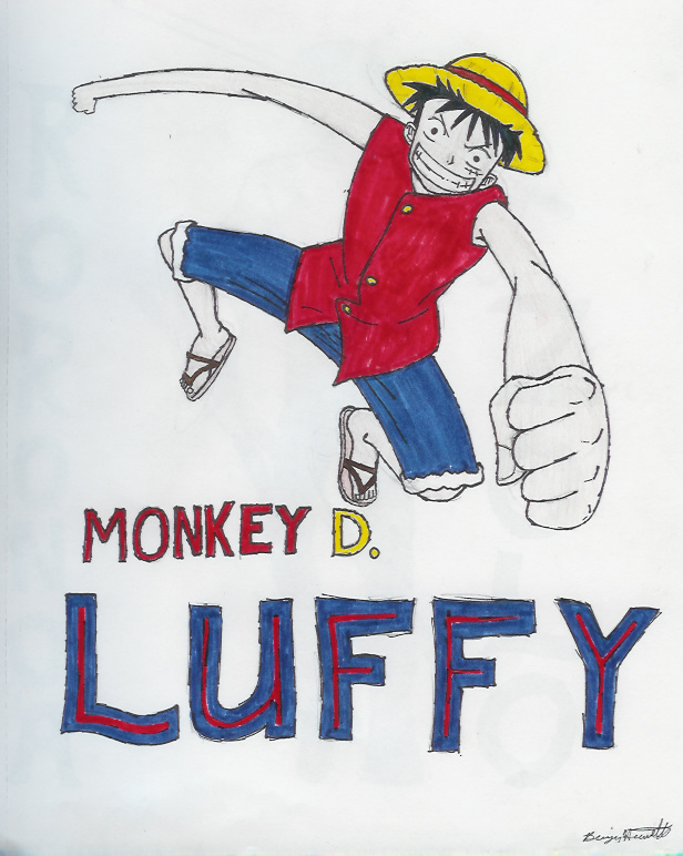 Luffy, My First One Piece Picture