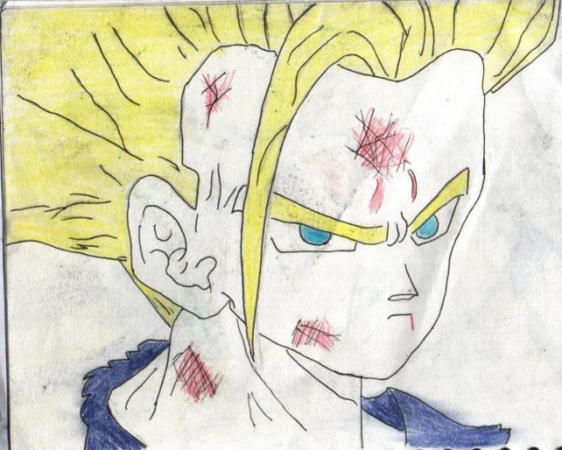 Gohan, Beat Up. (coloured)