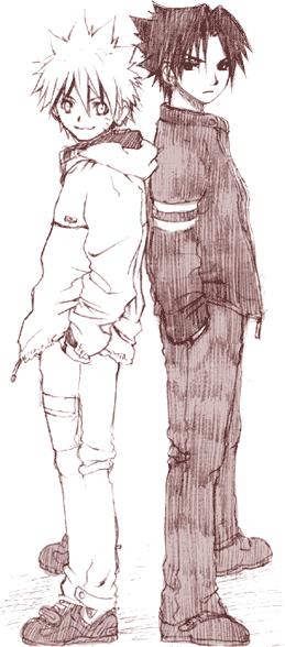 Naruto And Sasuke Sketch
