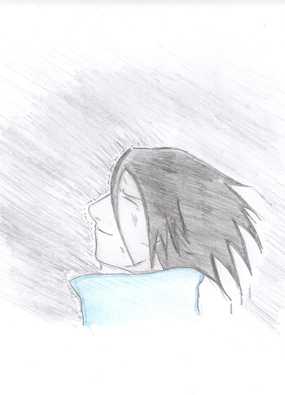 Sasuke In The Rain