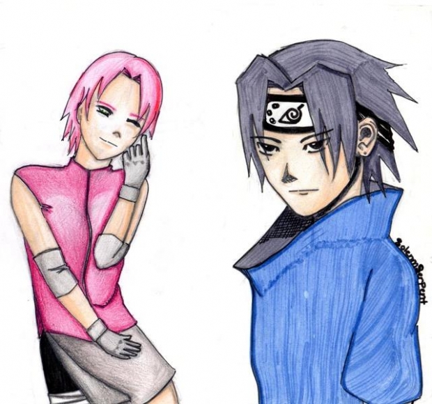 Sakura and Sasuke