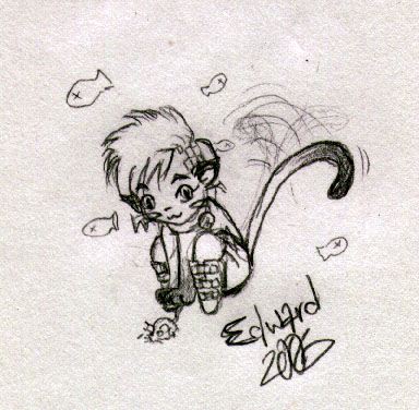 Chibi Kitty Edward (me)