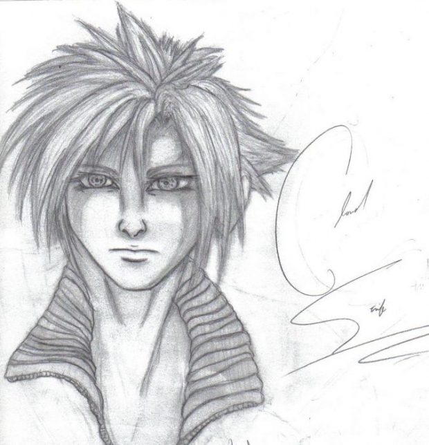 Cloud Strife: Advent Style