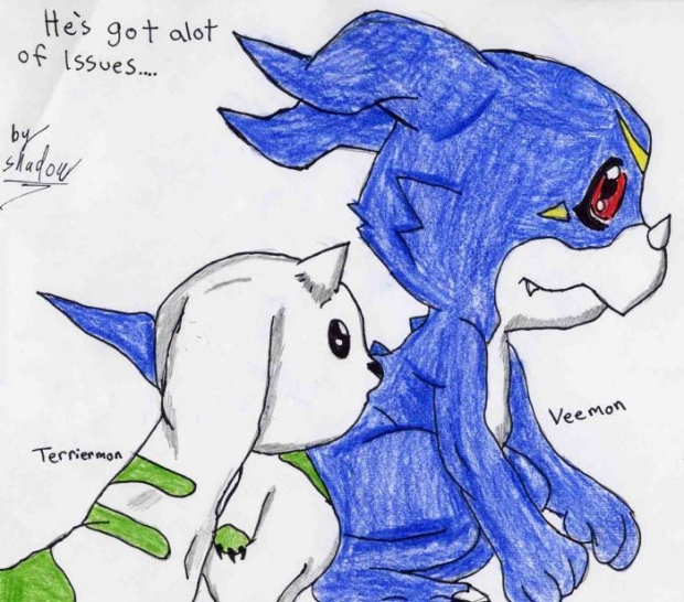 Veemon And Terriermon