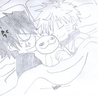 Sasuke & Naruto Sleeping