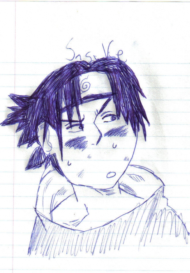 Sasuke Blushing