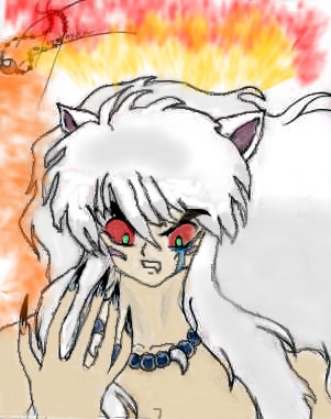 Inuasha Confused (color)