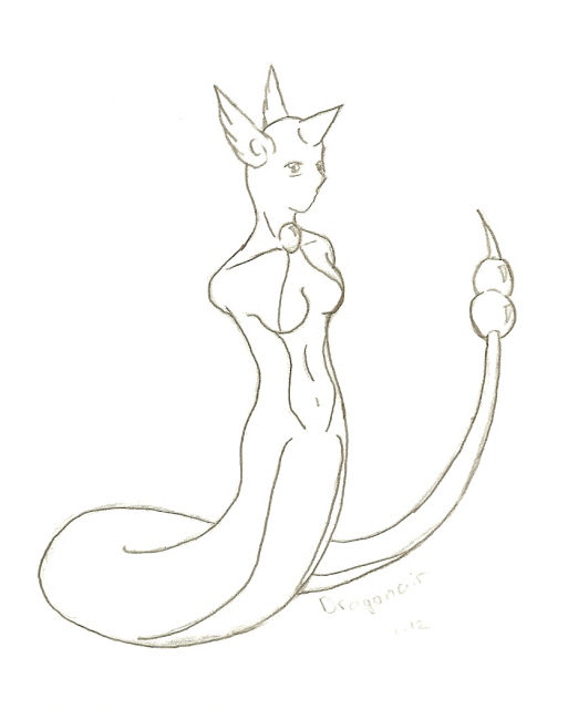 Dragonair Anthro