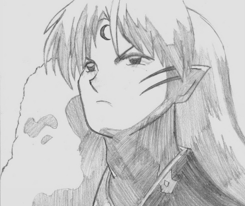 Poorly Shaded Sesshomaru