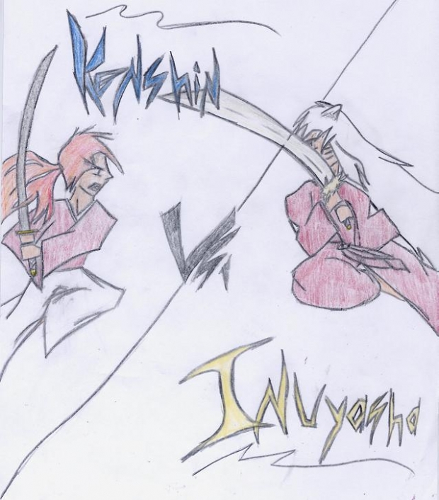 Colored Kenshin Vs Inuyasha