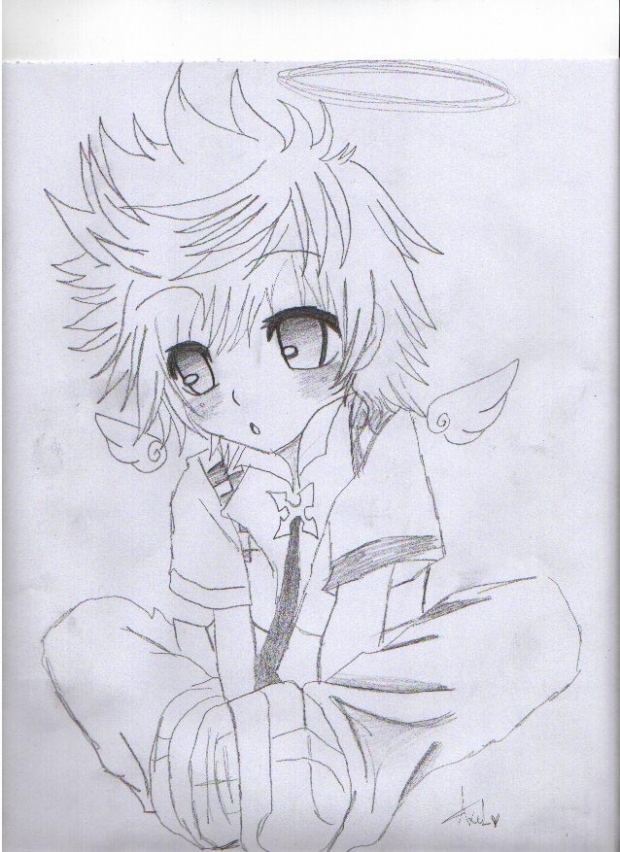 Chibi Roxas Angel