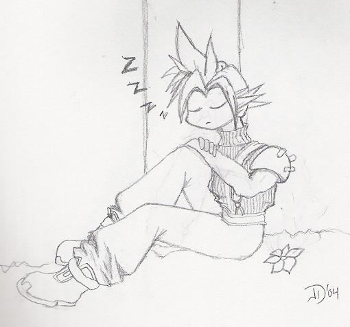 Sleeping Chibi Cloud