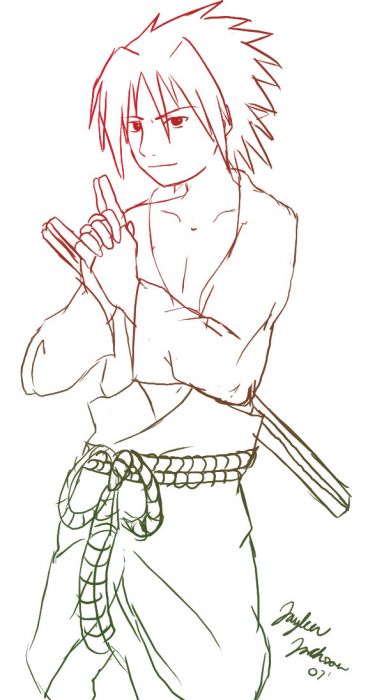 Shippuden Sasuke Sketch